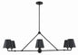 Crystorama - XAV-B9306-MK - Six Light Chandelier - Xavier - Matte Black