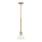 Designers Fountain - D204M-7P-BG - One Light Pendant - Willow Creek (existing DF extension) - Brushed Gold
