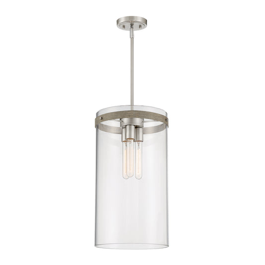Designers Fountain - D227M-11P-BN - Three Light Pendant - Reflecta - Brushed Nickel