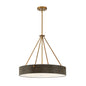 Designers Fountain - D228M-24P-OSB - Six Light Pendant - Erba - Old Satin Brass