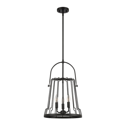 Designers Fountain - D234C-14P-MB - Three Light Pendant - Alba - Matte Black