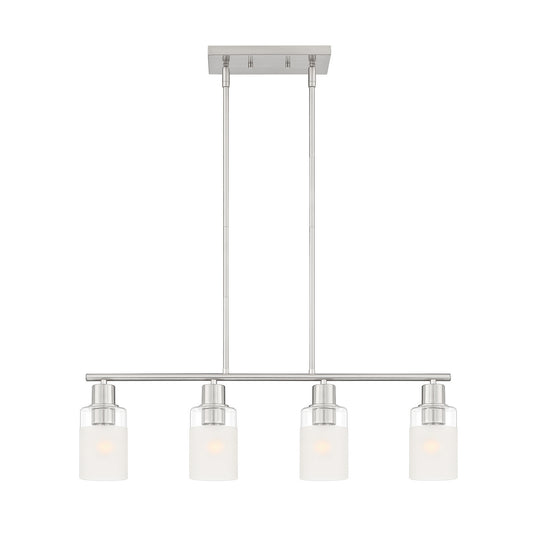 Designers Fountain - D236M-IS-BN - Four Light Island Pendant - Cedar Lane - Brushed Nickel