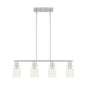 Designers Fountain - D236M-IS-BN - Four Light Island Pendant - Cedar Lane - Brushed Nickel