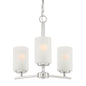 Designers Fountain - D239M-3CH-BN - Three Light Chandelier - Carmine - Brushed Nickel