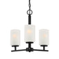 Designers Fountain - D239M-3CH-MB - Three Light Chandelier - Carmine - Matte Black