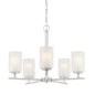 Designers Fountain - D239M-5CH-BN - Five Light Chandelier - Carmine - Brushed Nickel