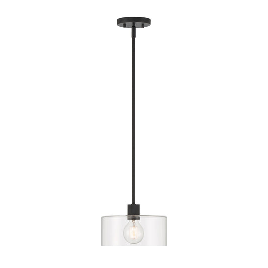 Designers Fountain - D285M-9P-MB - One Light Pendant - Vibrato - Matte Black
