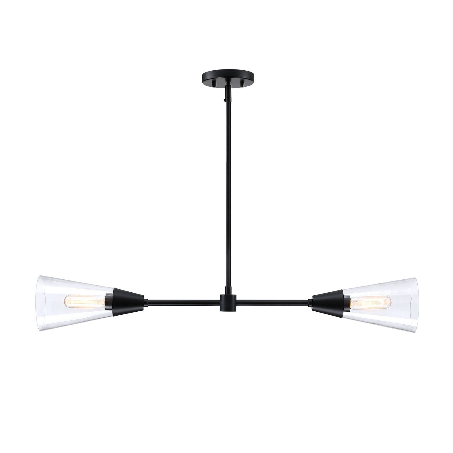 Designers Fountain - D290M-IS-MB - Two Light Island Pendant - Norro - Matte Black