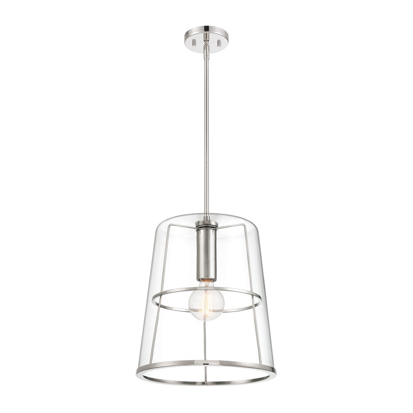 Designers Fountain - D299M-14P-PN - One Light Pendant - Alonzo - Polished Nickel