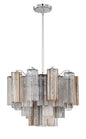 Crystorama - ADD-306-CH-AU - Six Light Chandelier - Addis - Polished Chrome