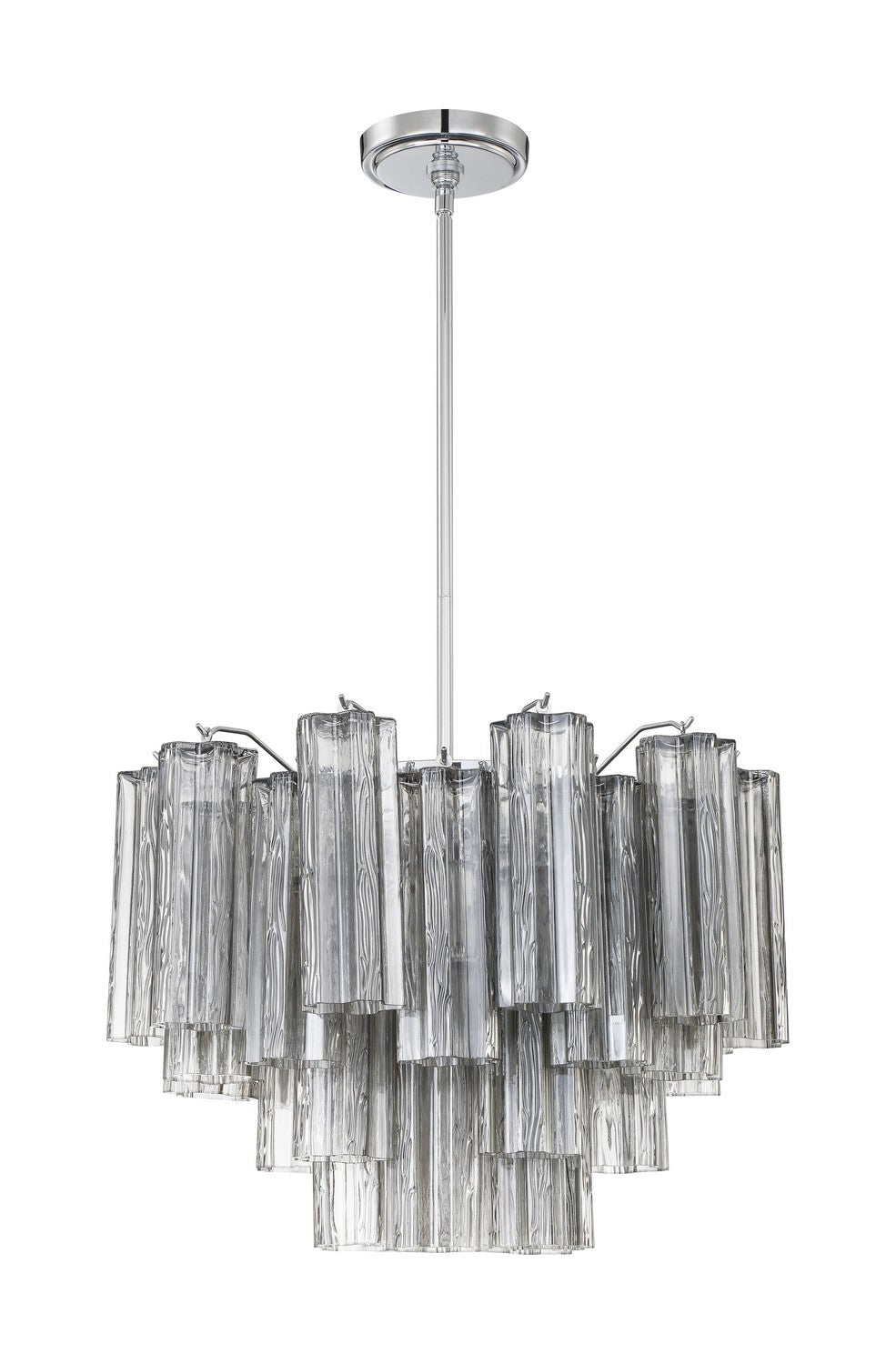 Crystorama - ADD-306-CH-SM - Six Light Chandelier - Addis - Polished Chrome