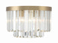 Crystorama - HAY-1400-AG - Four Light Flush Mount - Hayes - Aged Brass