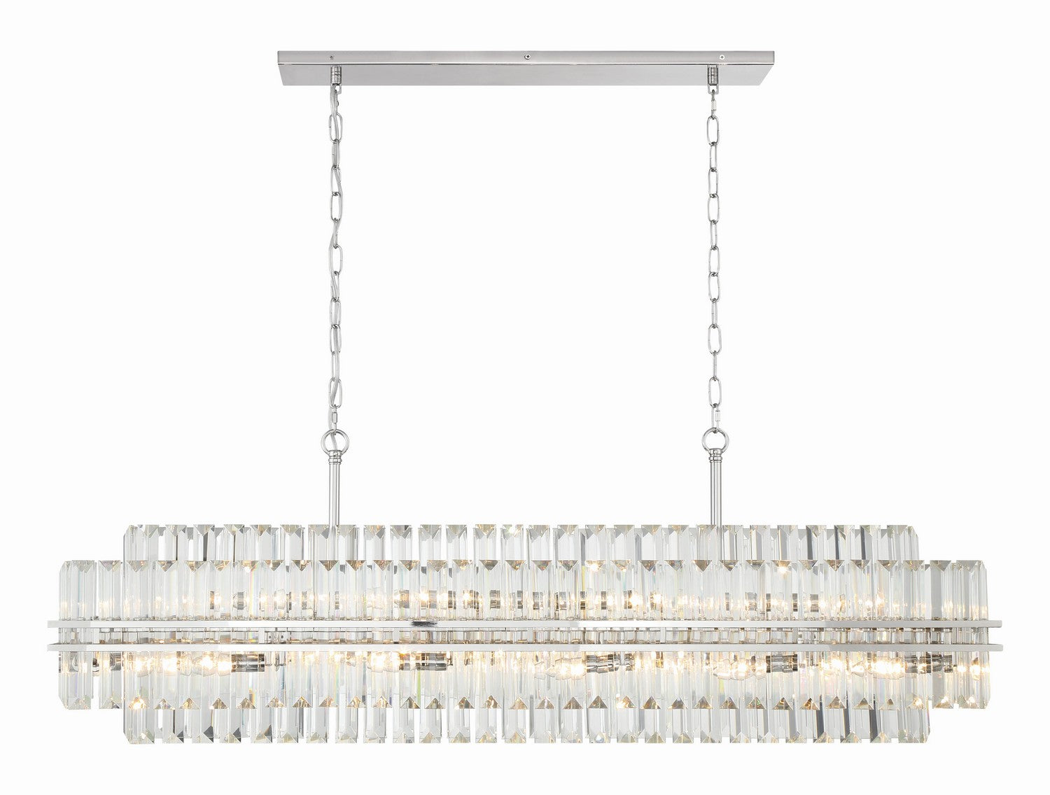 Crystorama - HAY-1417-PN - 16 Light Chandelier - Hayes - Polished Nickel