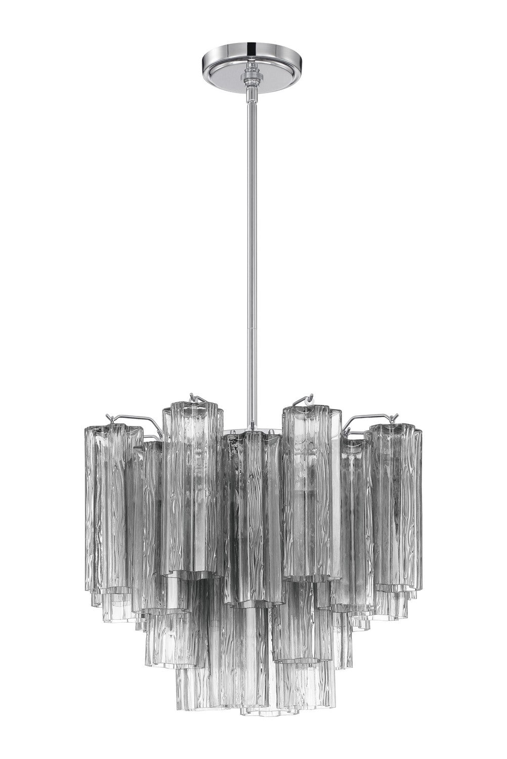 Crystorama - ADD-300-CH-SM - Four Light Chandelier - Addis - Polished Chrome