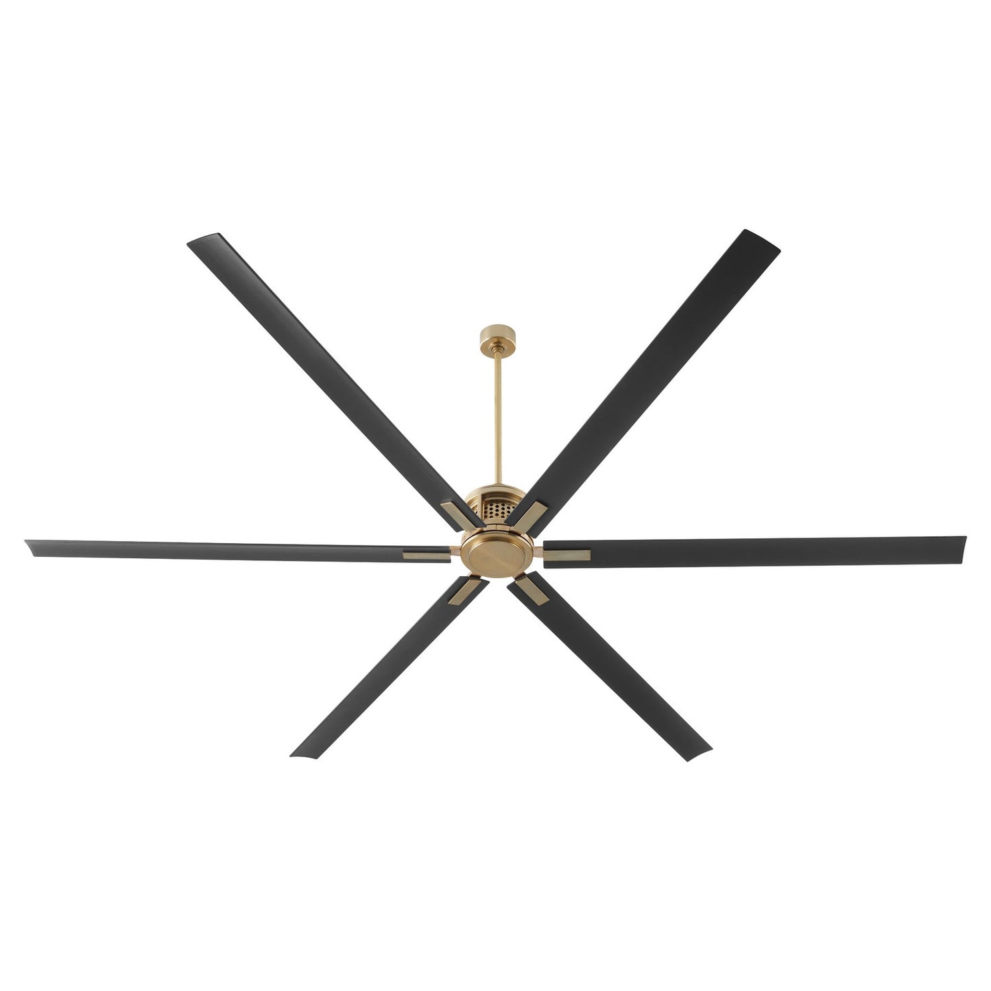 Quorum - 101206-80 - 120" Ceiling Fan - Zeus - Aged Brass