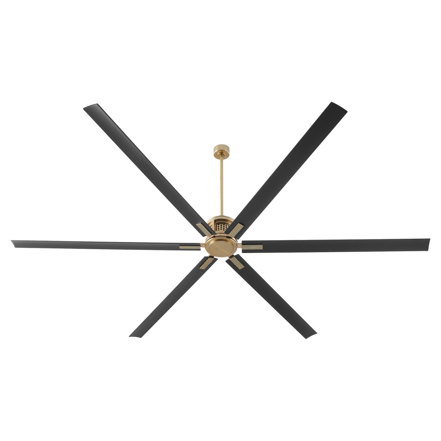 Quorum - 101206-80 - 120" Ceiling Fan - Zeus - Aged Brass