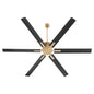 Quorum - 10806-80 - 80" Ceiling Fan - Zeus - Aged Brass