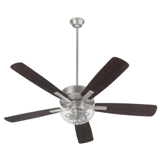 Quorum - 4525-22165 - 52"Ceiling Fan - Ovation - Satin Nickel