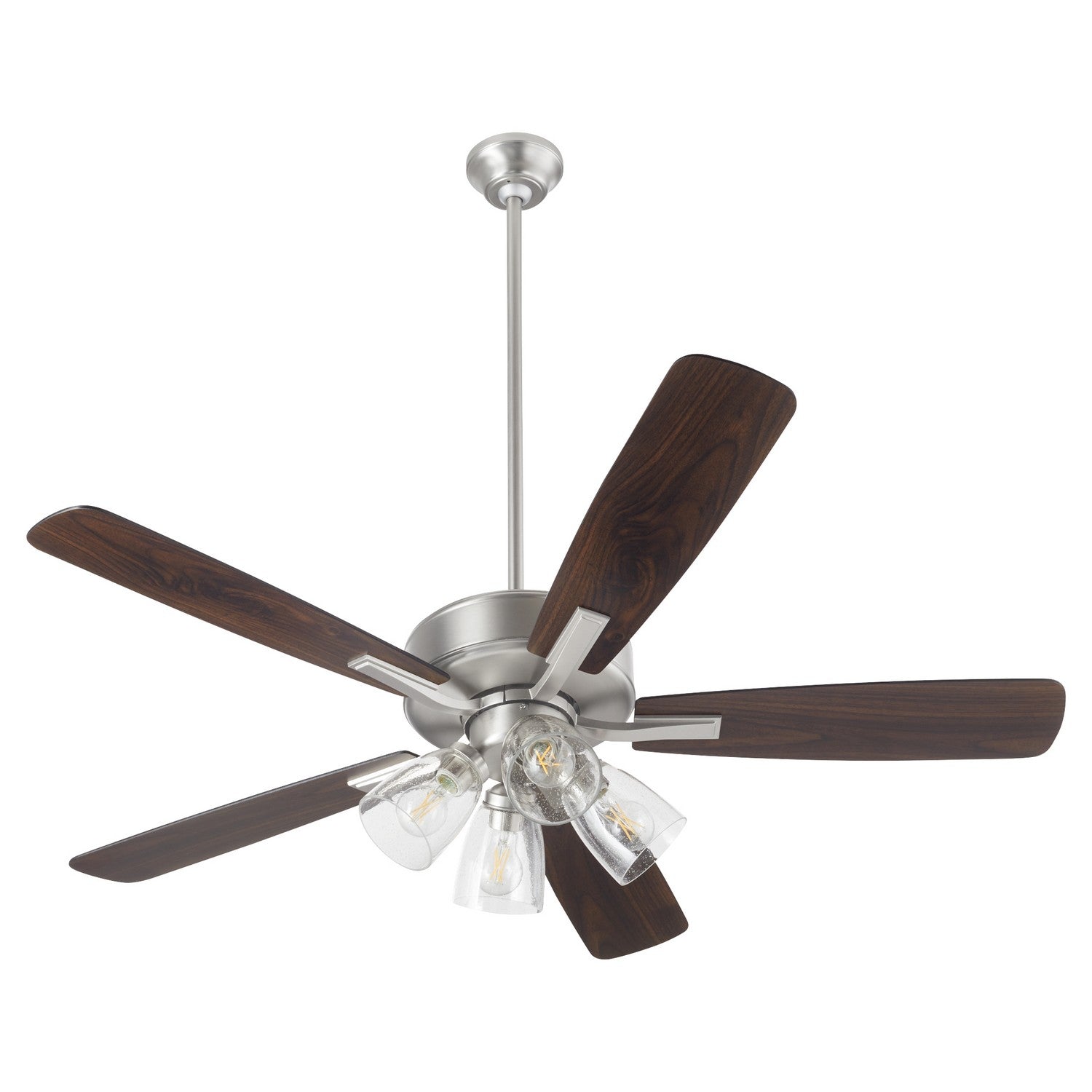 Quorum - 4525-24165 - 52"Ceiling Fan - Ovation - Satin Nickel