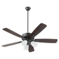 Quorum - 4525-3159 - 52"Ceiling Fan - Ovation - Matte Black