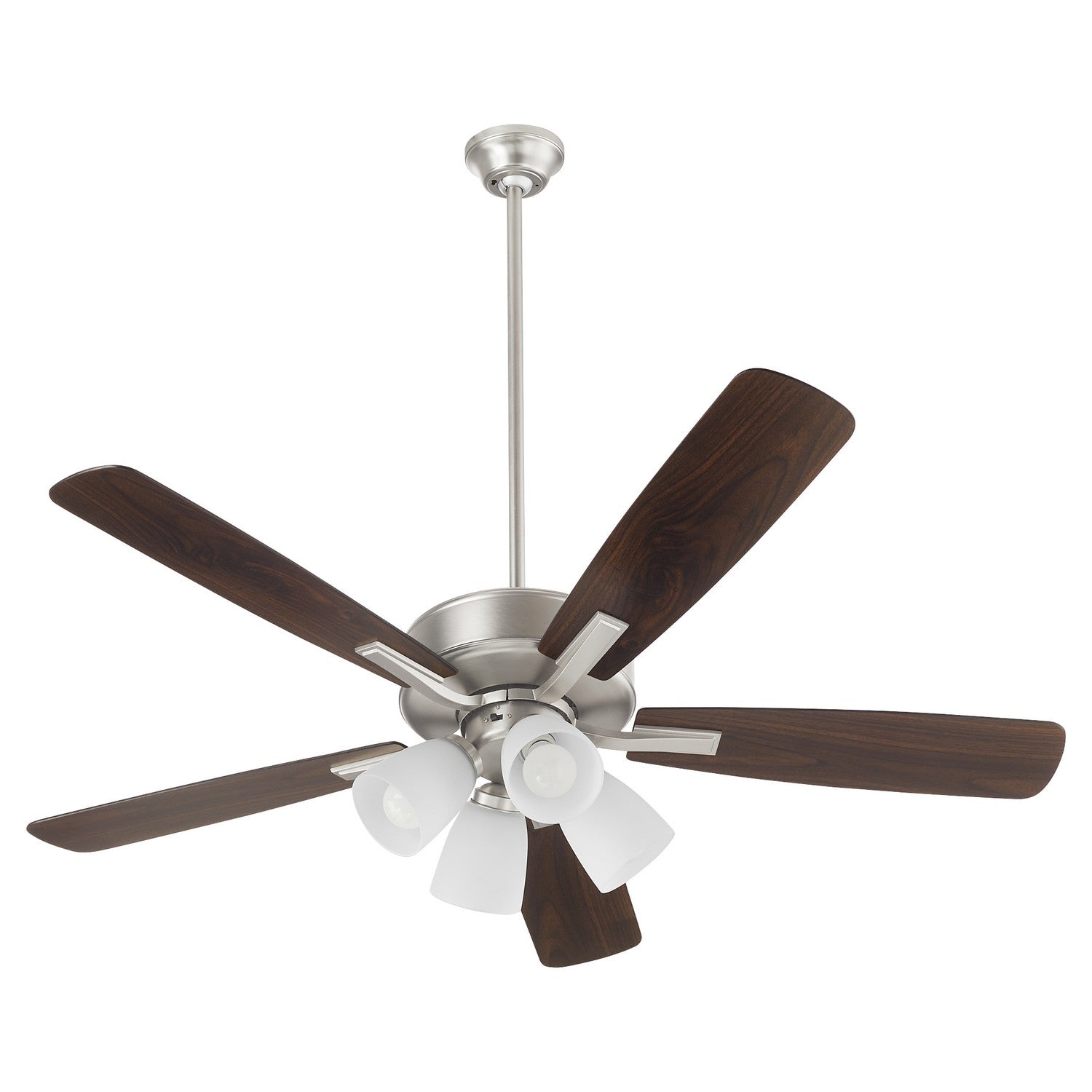 Quorum - 4525-4165 - 52"Ceiling Fan - Ovation - Satin Nickel