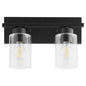 Quorum - 5012-2-59 - Two Light Vanity - Carter - Matte Black