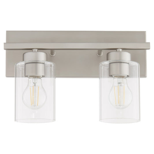 Quorum - 5012-2-65 - Two Light Vanity - Carter - Satin Nickel