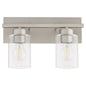 Quorum - 5012-2-65 - Two Light Vanity - Carter - Satin Nickel