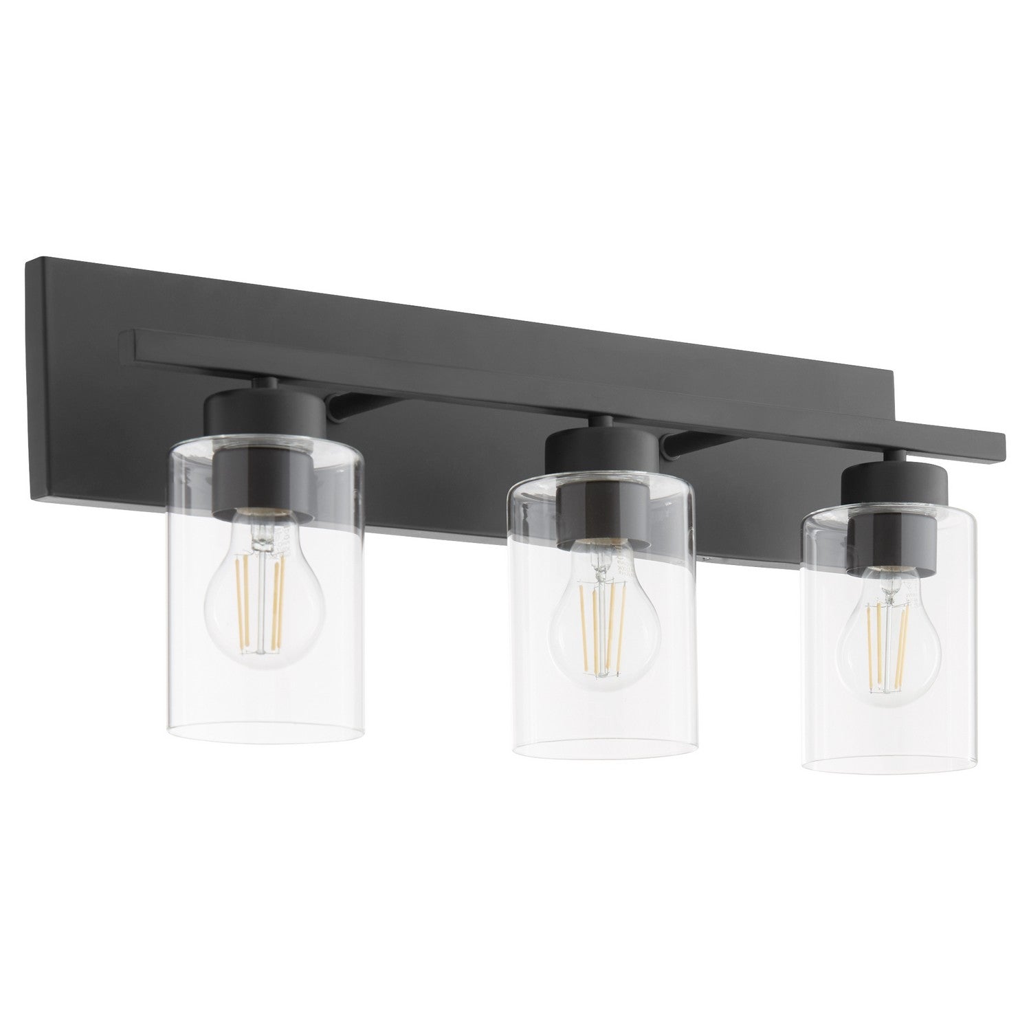 Quorum - 5012-3-59 - Three Light Vanity - Carter - Matte Black