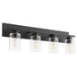 Quorum - 5012-4-59 - Four Light Vanity - Carter - Matte Black