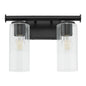 Quorum - 541-2-59 - Two Light Vanity - Juniper - Matte Black