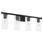 Quorum - 541-4-59 - Four Light Vanity - Juniper - Matte Black