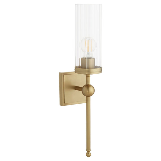 Quorum - 560-1-80 - One Light Wall Mount - Lee Boulevard - Aged Brass