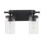 Quorum - 560-2-59 - Two Light Vanity - Lee Boulevard - Matte Black