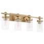 Quorum - 560-4-80 - Four Light Vanity - Lee Boulevard - Aged Brass