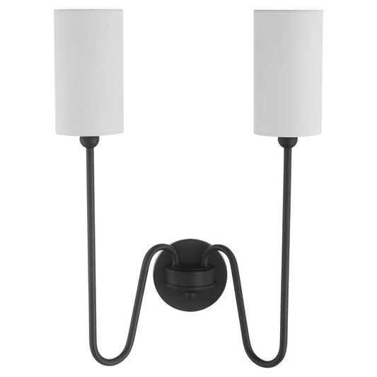 Quorum - 597-2-59 - Two Light Wall Mount - Charlotte - Matte Black