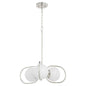 Quorum - 6137-3-62 - Three Light Chandelier - Belmont - Polished Nickel