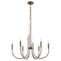 Quorum - 6223-6-81 - Six Light Chandelier - SUMMIT - Dark Brass