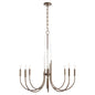 Quorum - 6223-8-81 - Eight Light Chandelier - SUMMIT - Dark Brass