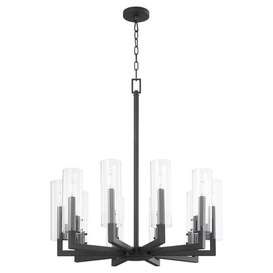 Quorum - 6277-10-69 - Ten Light Chandelier - Harbin - Textured Black