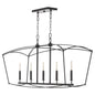 Quorum - 6512-5-59 - Five Light Chandelier - Mantle - Matte Black