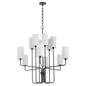 Quorum - 698-12-59 - 12 Light Chandelier - Charlotte - Matte Black