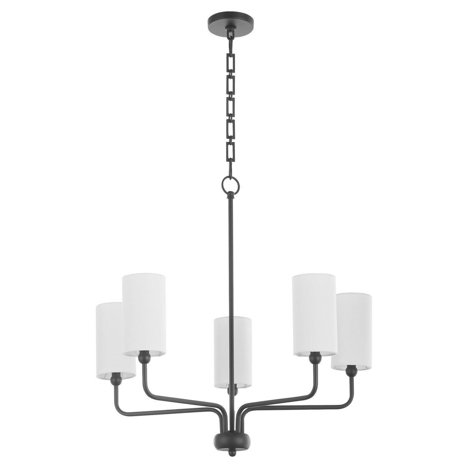 Quorum - 698-5-59 - Five Light Chandelier - Charlotte - Matte Black