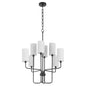 Quorum - 698-8-59 - Eight Light Chandelier - Charlotte - Matte Black