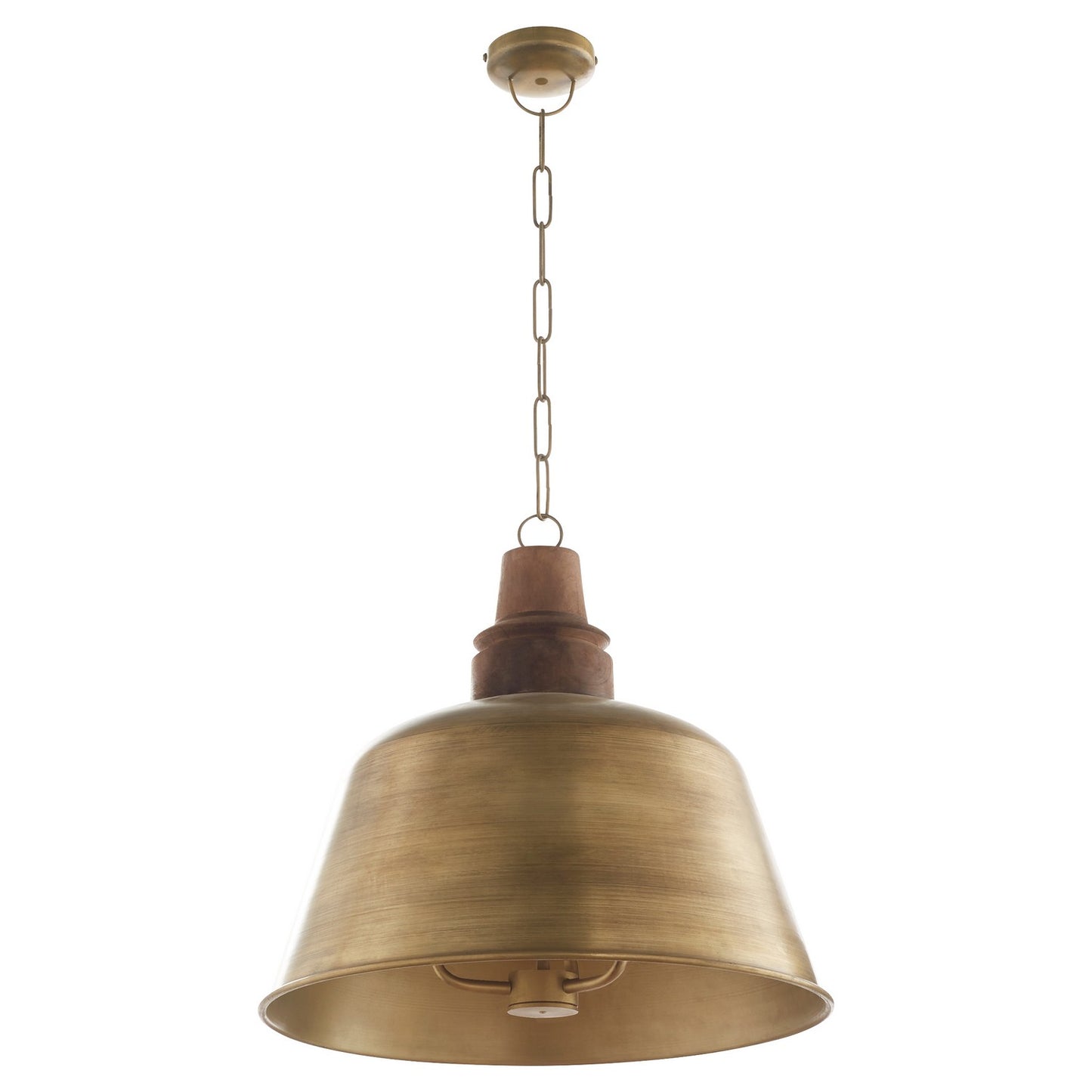 Quorum - 84-3-75 - Three Light Pendant - Artisan Series - Artisan Brass