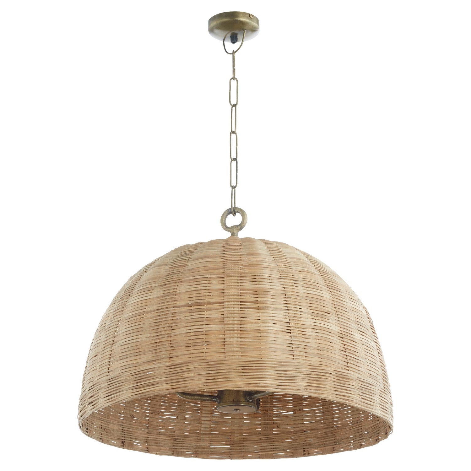 Quorum - 86-3-75 - Three Light Pendant - Artisan Series - Artisan Brass