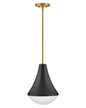 Lark - 83417BK - LED Pendant - Haddie - Black