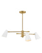 Lark - 83543LCB-MW - LED Chandelier - Birdie - Lacquered Brass