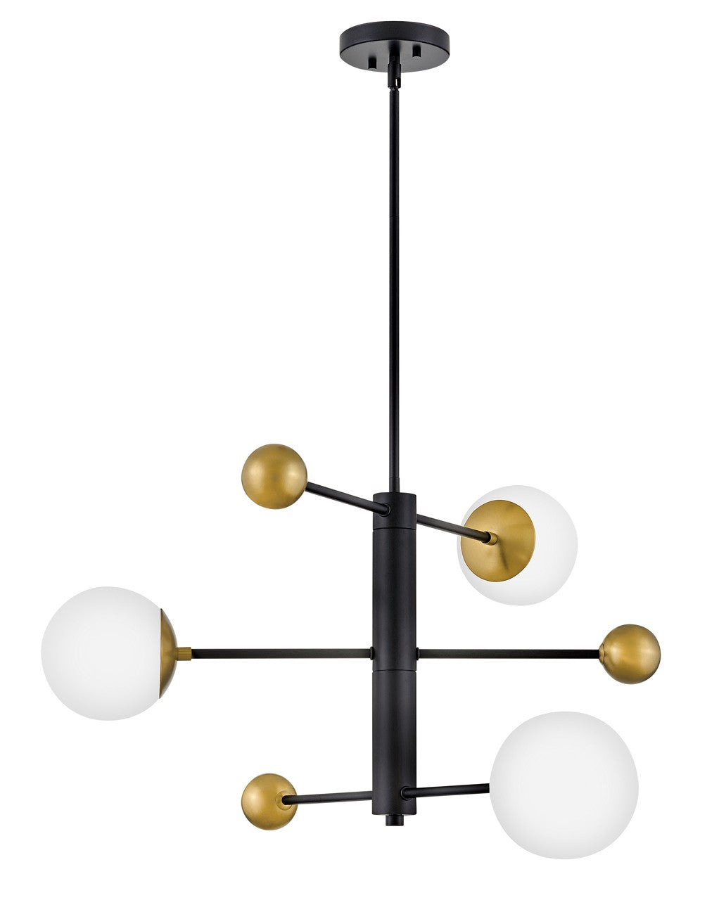 Lark - 83573BK - LED Chandelier - Auggie - Black