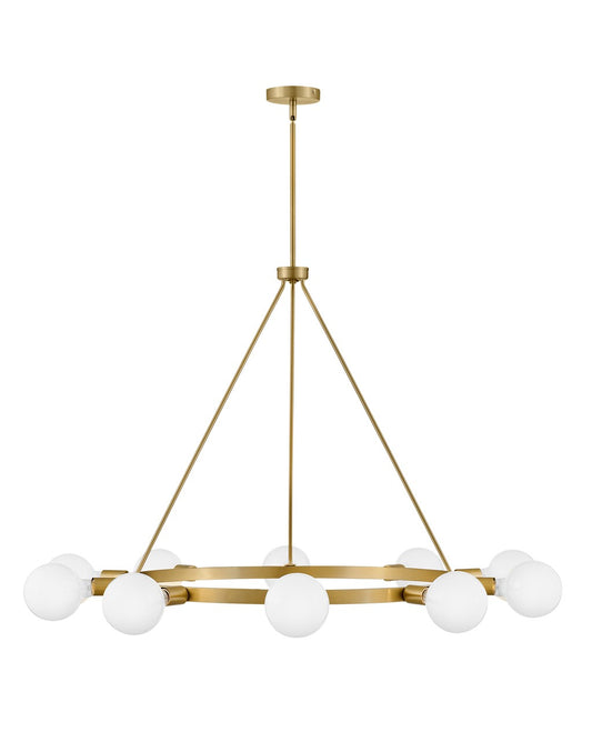 Lark - 83610LCB - LED Chandelier - Orla - Lacquered Brass